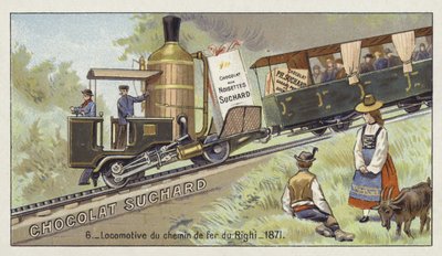 Locomotive of the Rigi Mountain Railway, Switzerland, 1871 by European School
